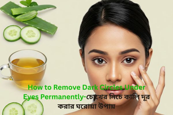 How to Remove Dark Circles Under Eyes Permanently 